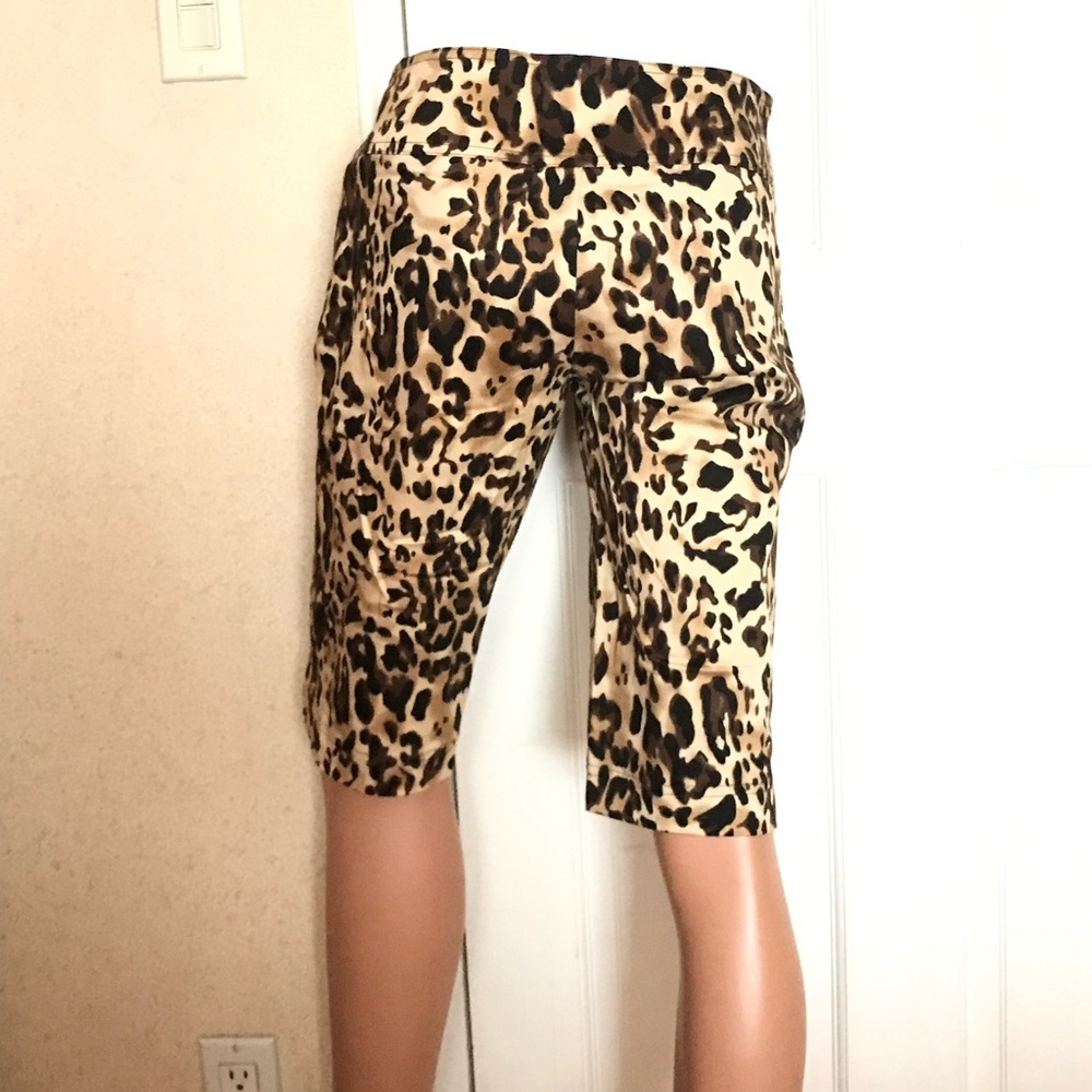 Cache Leopard Print Shorts In Great Condition Sz … - image 2